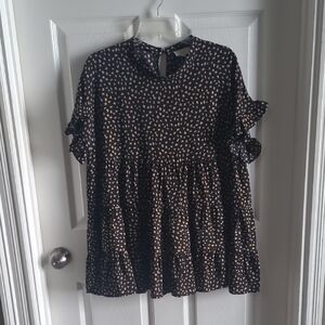 Stylish Black and White Kids Dress